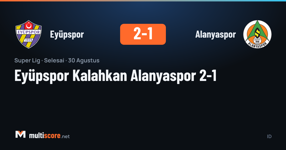 Eyüpspor - Alanyaspor