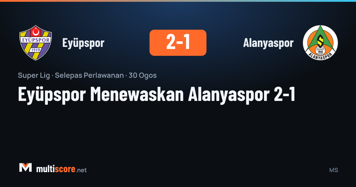 Eyüpspor - Alanyaspor
