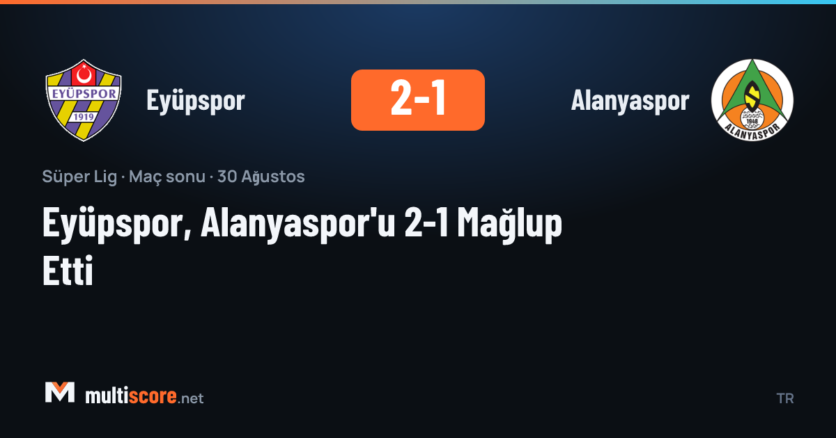Eyüpspor - Alanyaspor