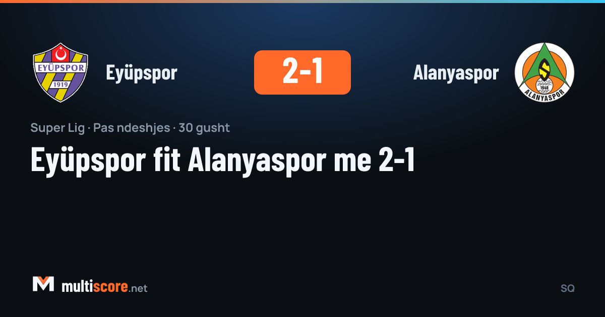 Eyüpspor - Alanyaspor