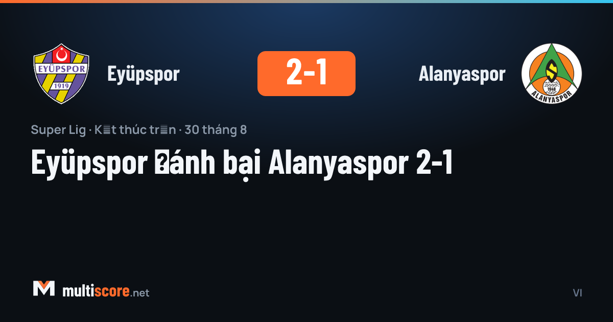 Eyüpspor - Alanyaspor