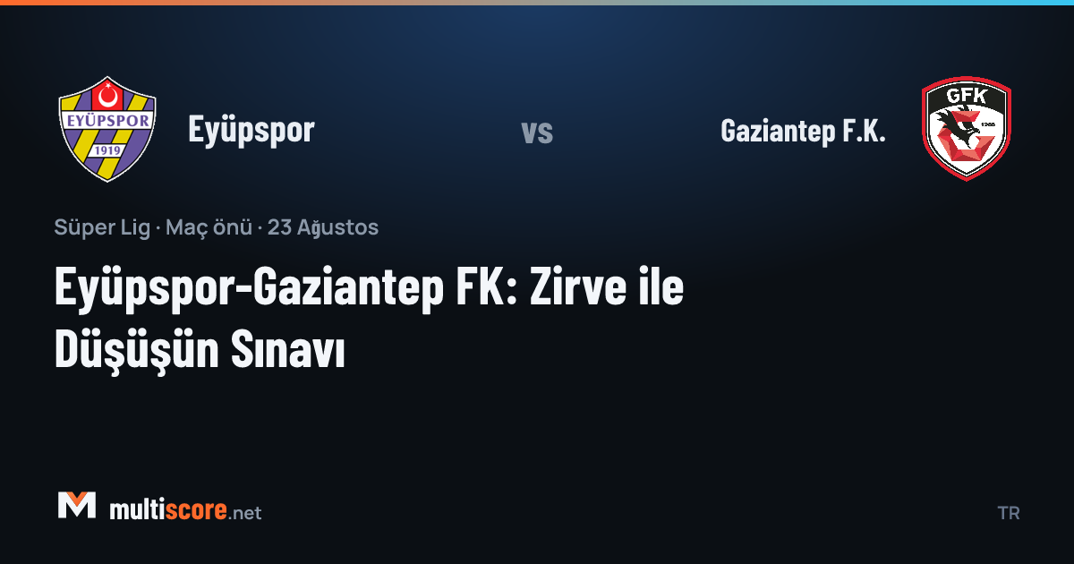 Eyüpspor - Gaziantep F.K.