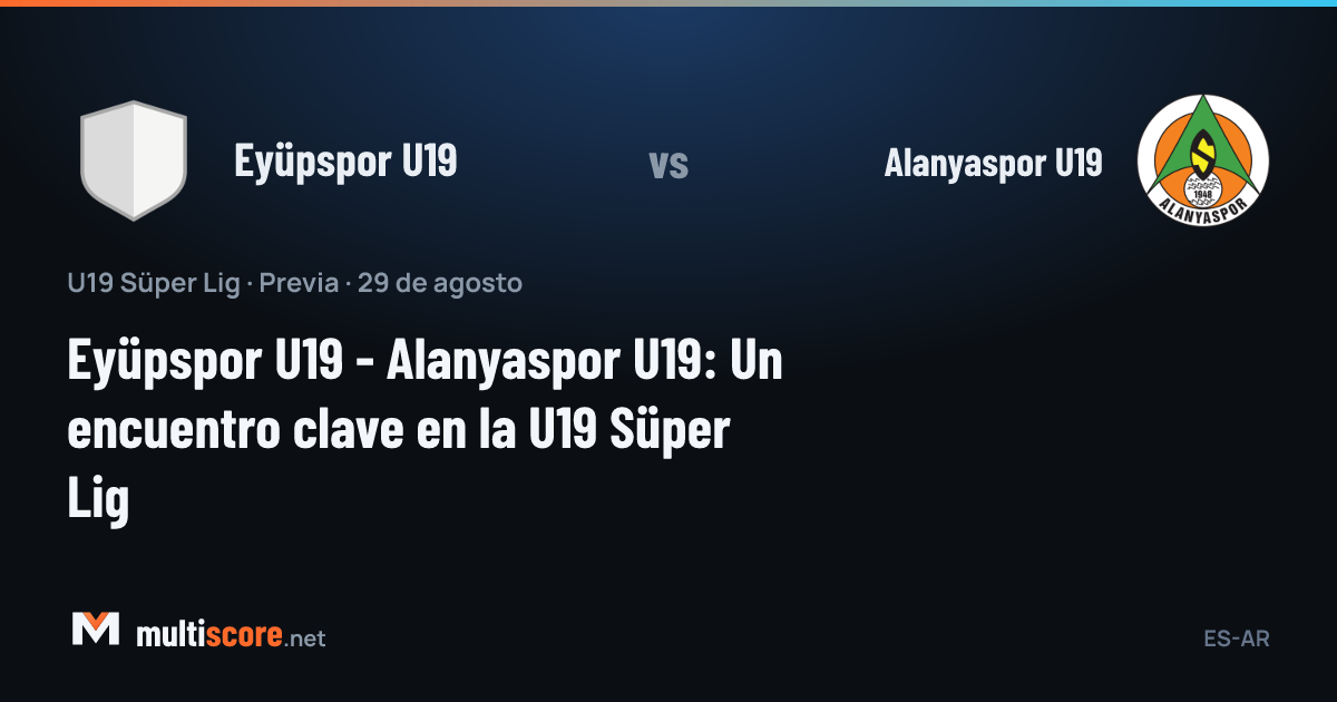 Eyüpspor U19 - Alanyaspor U19 U19 Süper Lig maçı önü