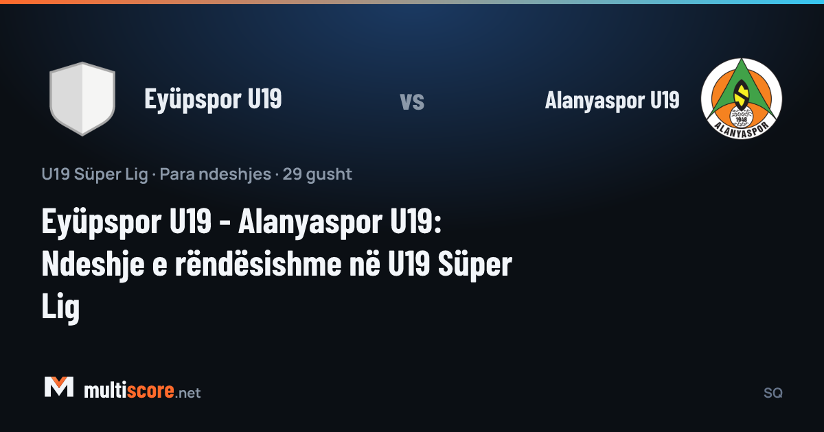 Eyüpspor U19 - Alanyaspor U19 U19 Süper Lig maçı önü