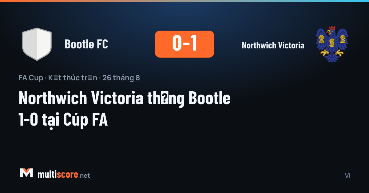 Bootle FC ve Northwich Victoria arasındaki FA Cup maçından bir görünüm