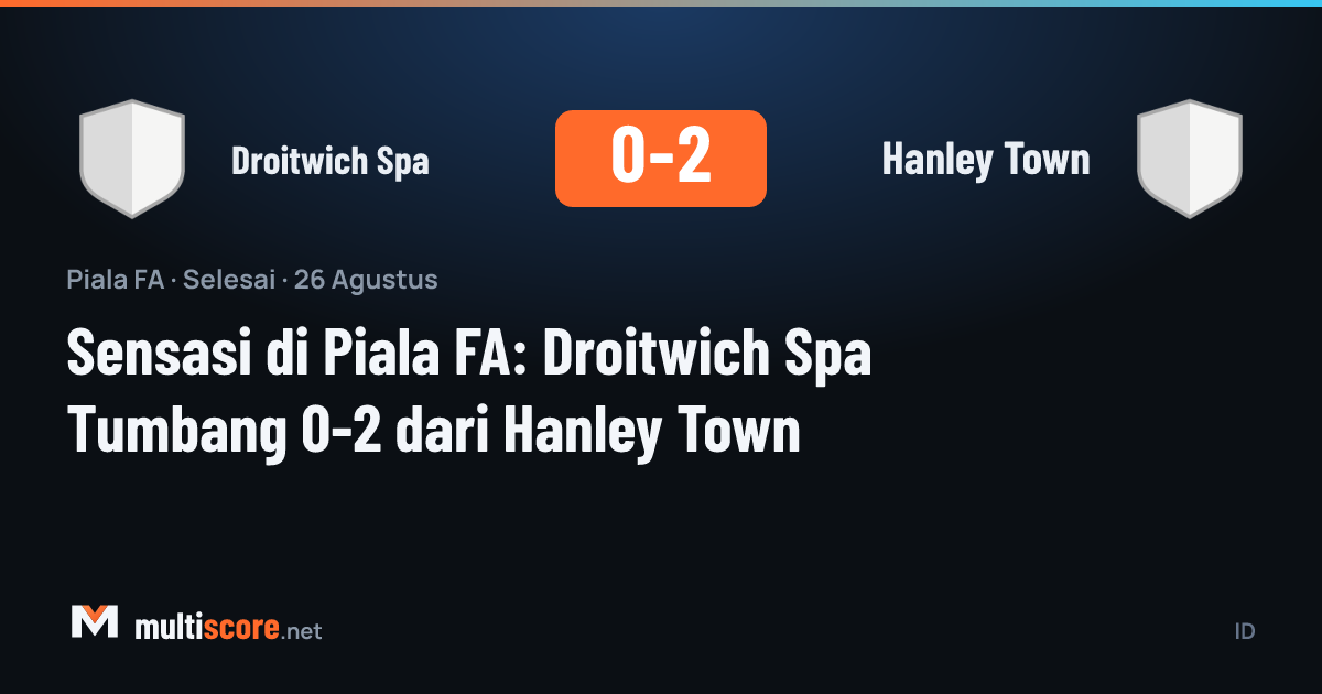Droitwich Spa - Hanley Town FA Cup maçından bir kare