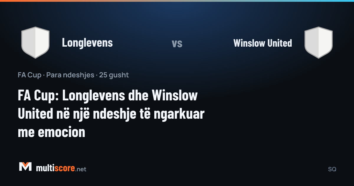 Longlevens ve Winslow United FA Cup maçı önizleme