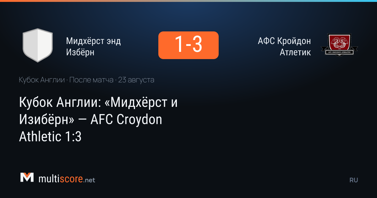 FA Cup maçında AFC Croydon Athletic oyuncuları gol sevinci yaşıyor
