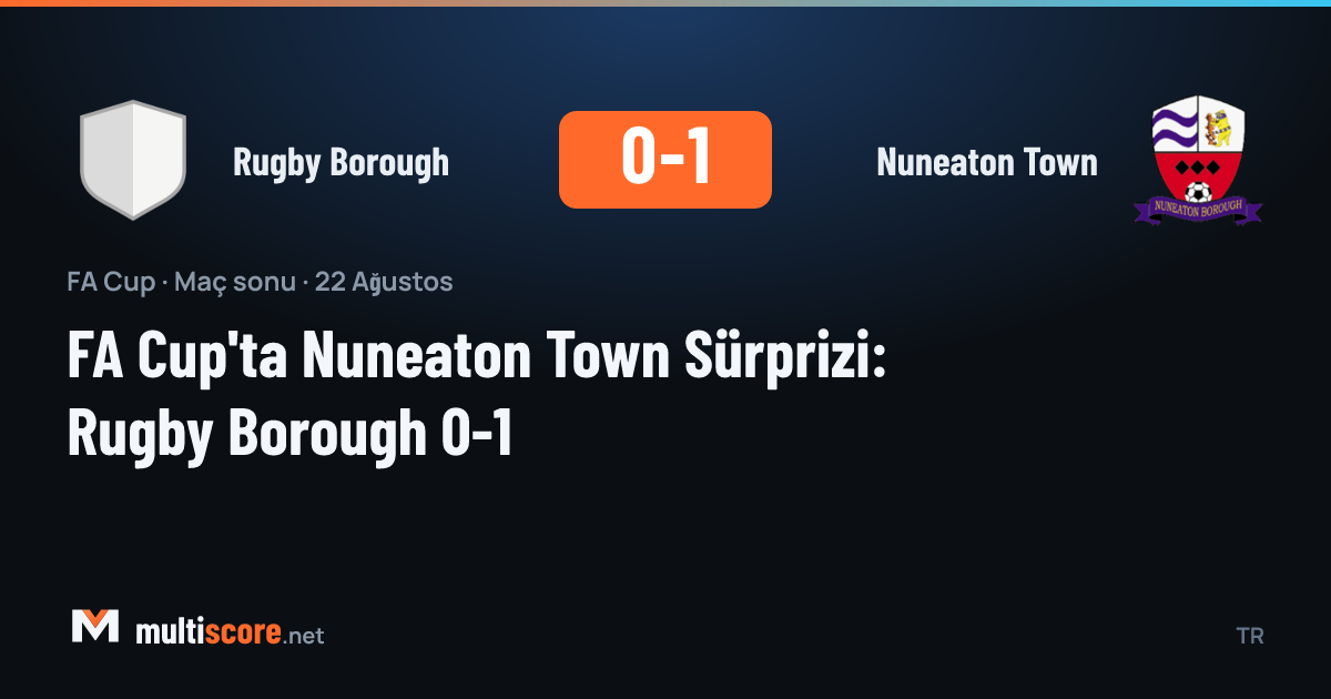 Rugby Borough - Nuneaton Town