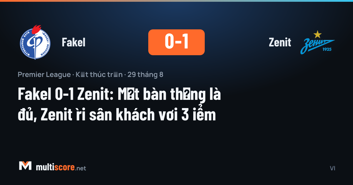 Fakel Zenit maçından görüntü