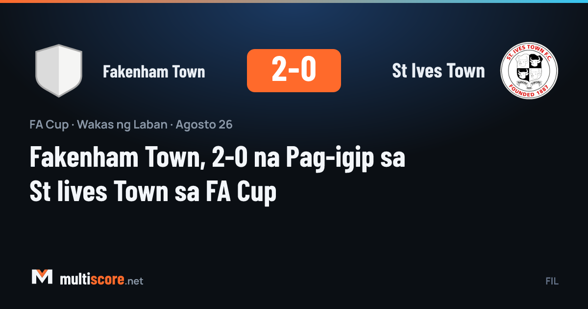 Fakenham Town - St Ives Town