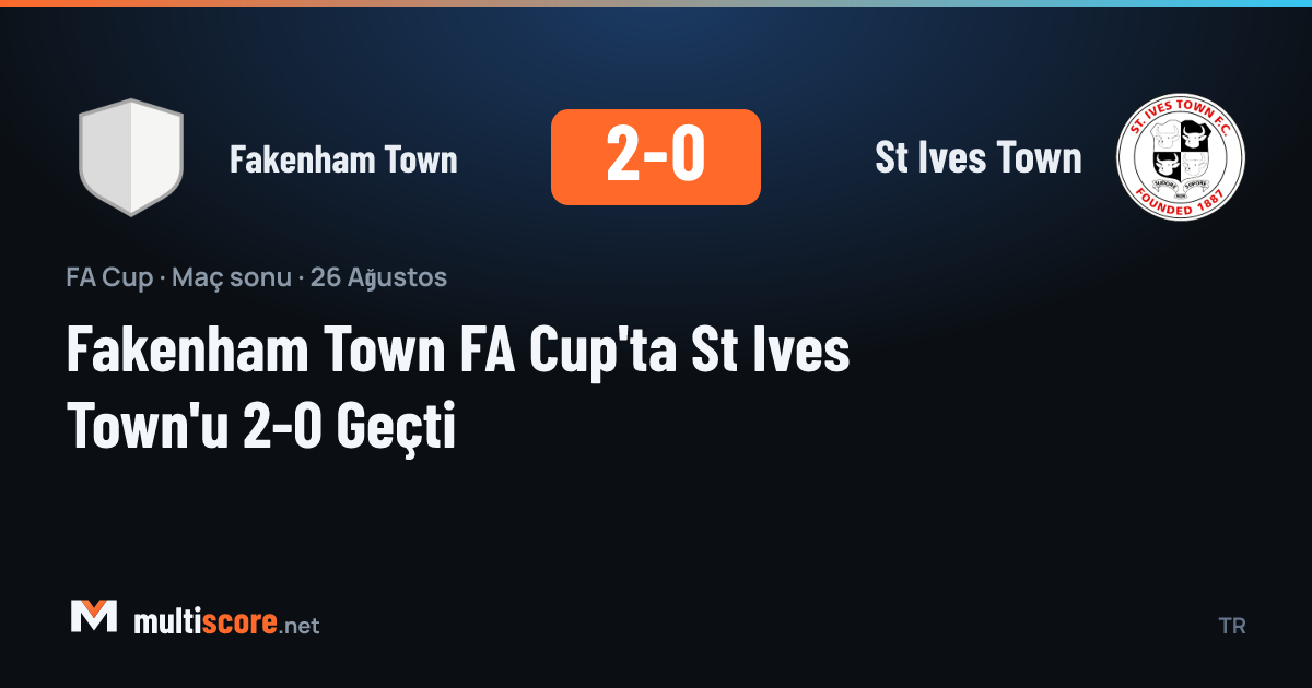 Fakenham Town - St Ives Town