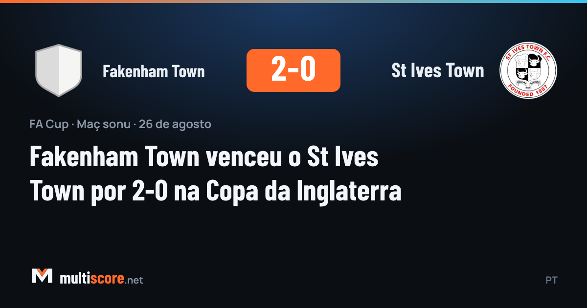 Fakenham Town - St Ives Town