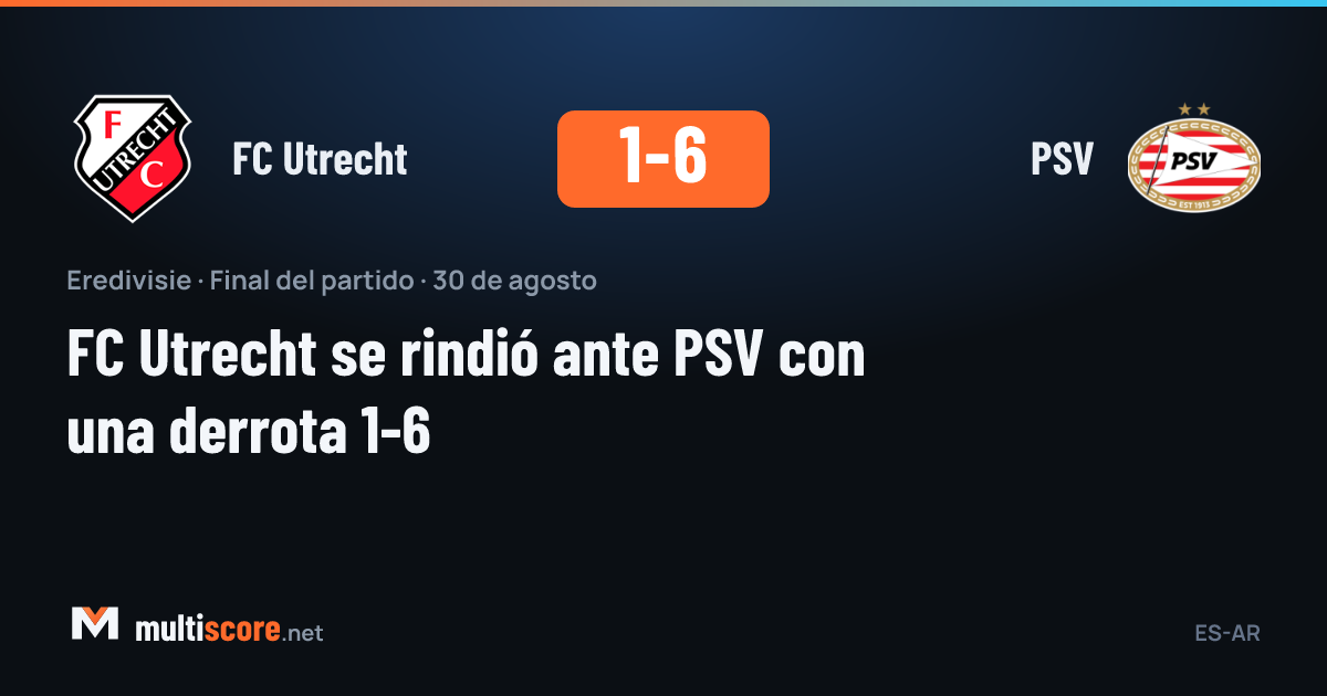 FC Utrecht - PSV Eredivisie maçı