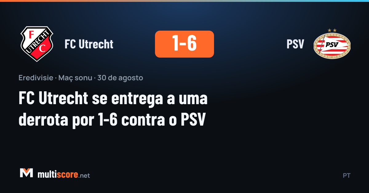 FC Utrecht - PSV Eredivisie maçı