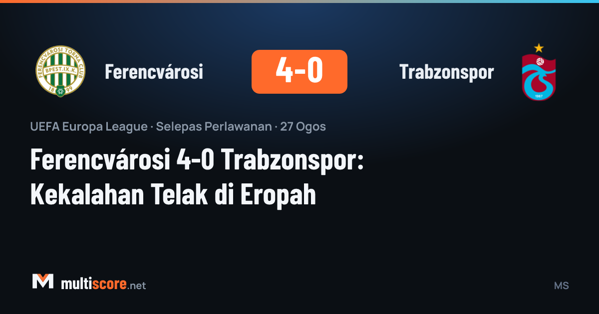 Ferencvárosi - Trabzonspor