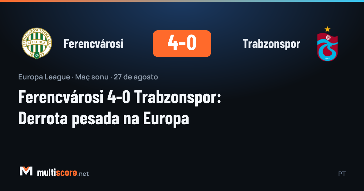 Ferencvárosi - Trabzonspor