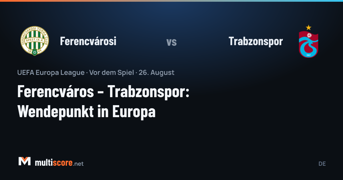 Ferencváros ve Trabzonspor futbolcuları Avrupa Ligi maçı öncesi sahada