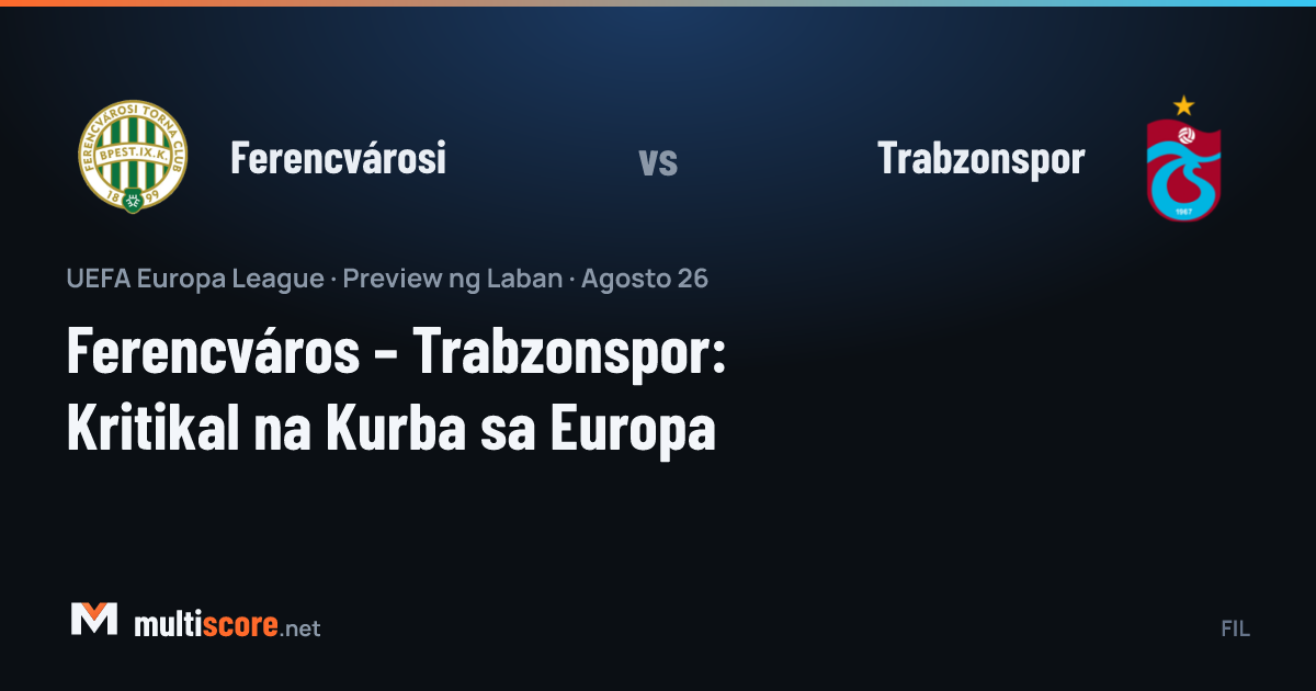 Ferencváros ve Trabzonspor futbolcuları Avrupa Ligi maçı öncesi sahada