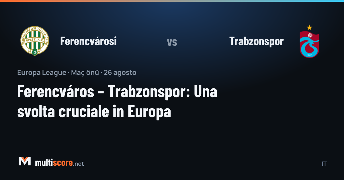 Ferencváros ve Trabzonspor futbolcuları Avrupa Ligi maçı öncesi sahada
