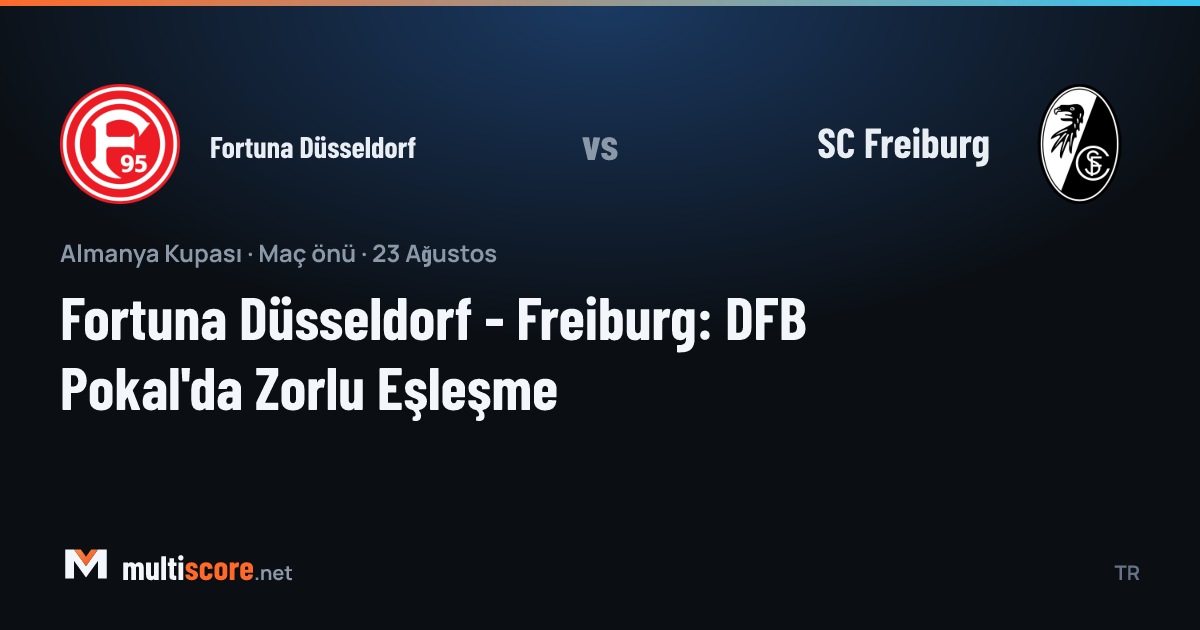 Fortuna Düsseldorf ve SC Freiburg DFB Pokal maçı öncesi stadyum görüntüsü