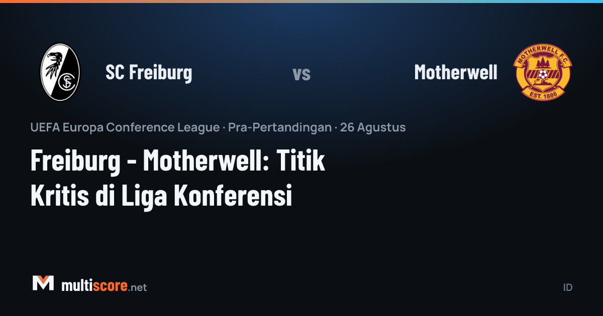 SC Freiburg ve Motherwell takımlarının Konferans Ligi maçı öncesi stadyumdan görünüm
