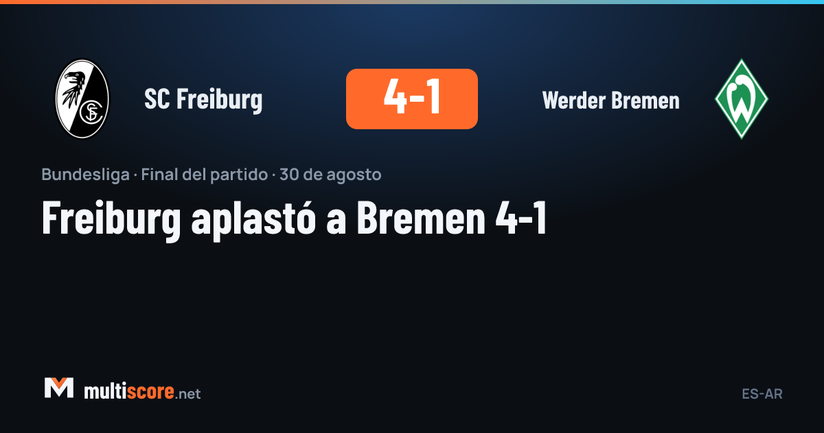 SC Freiburg - Werder Bremen Bundesliga maçı