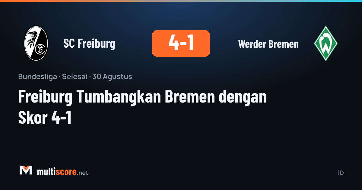 SC Freiburg - Werder Bremen Bundesliga maçı