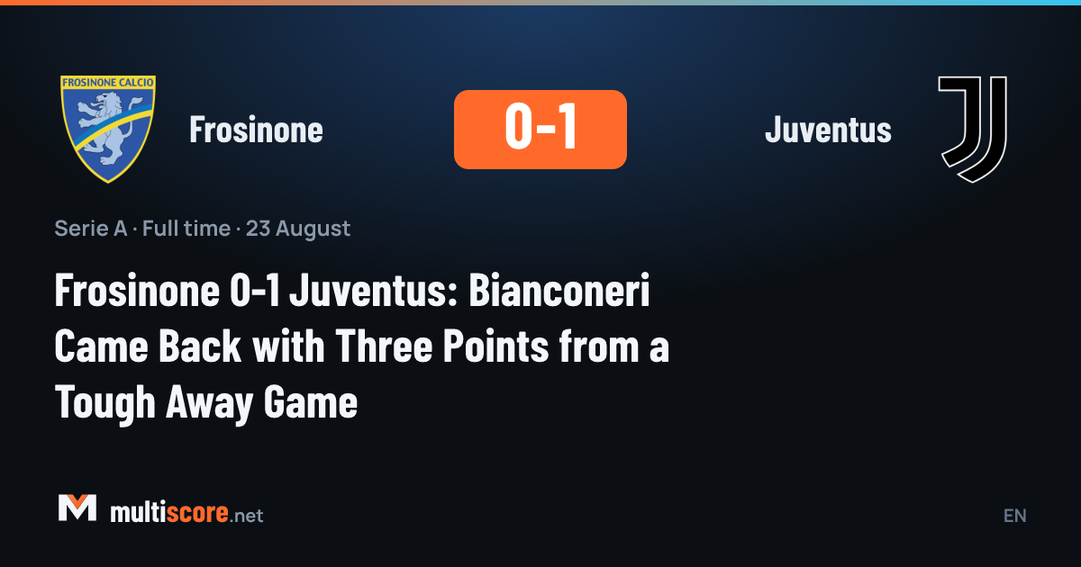 Juventus ve Frosinone oyuncuları Serie A maçında mücadele ederken
