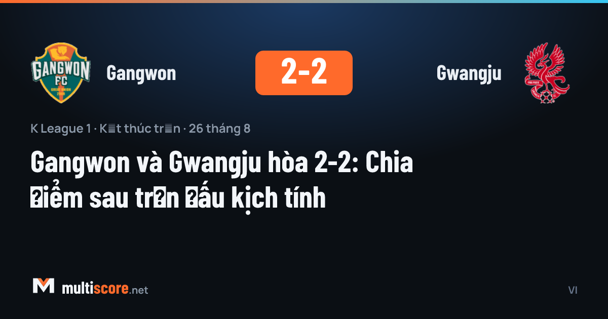 Gangwon - Gwangju
