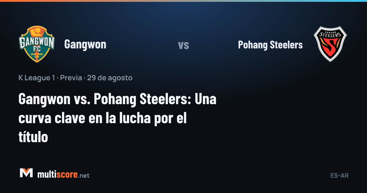 Gangwon ve Pohang Steelers oyuncuları K League 1 maçında mücadele ederken