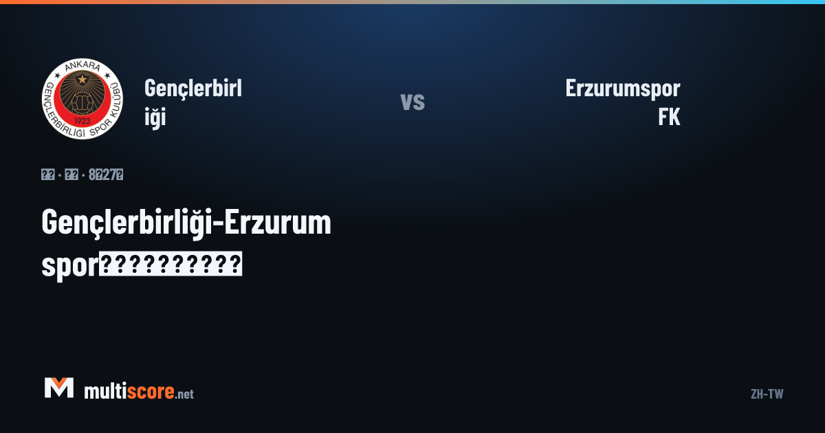 Gençlerbirliği - Erzurumspor FK