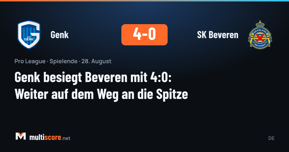 Genk - SK Beveren