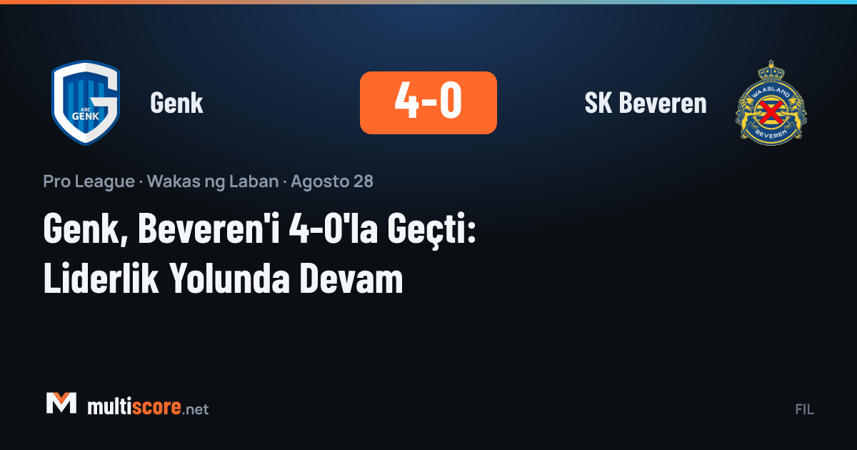 Genk - SK Beveren