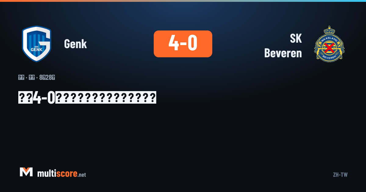 Genk - SK Beveren