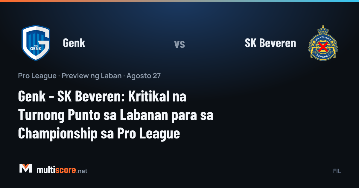 Genk - SK Beveren