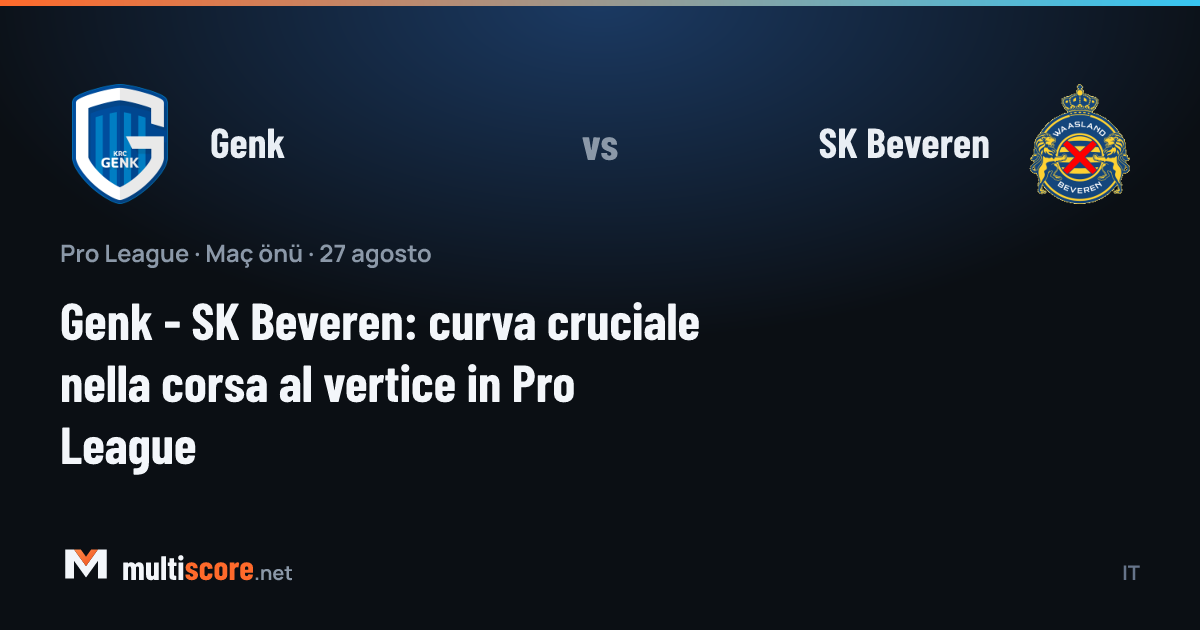 Genk - SK Beveren