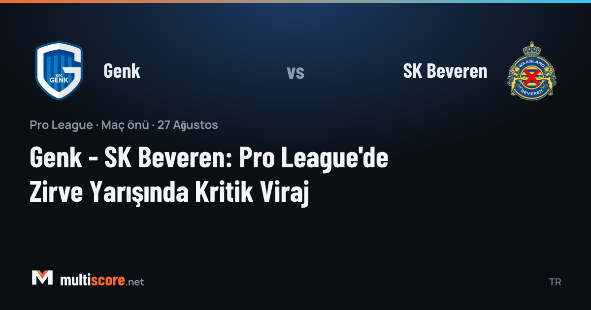 Genk - SK Beveren
