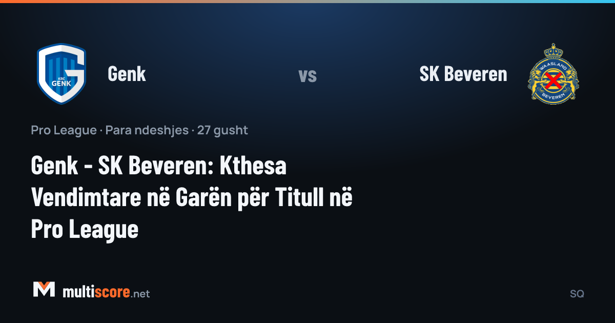 Genk - SK Beveren