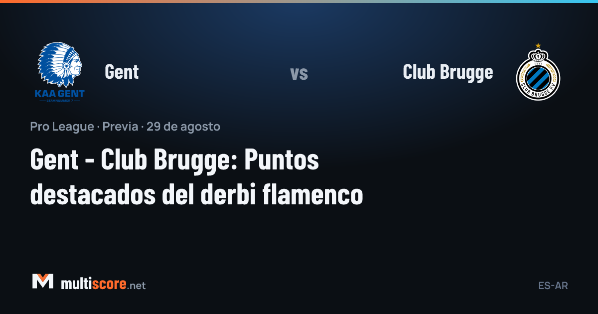 Gent - Club Brugge Pro League maçı öncesi iki takımın amblemleri
