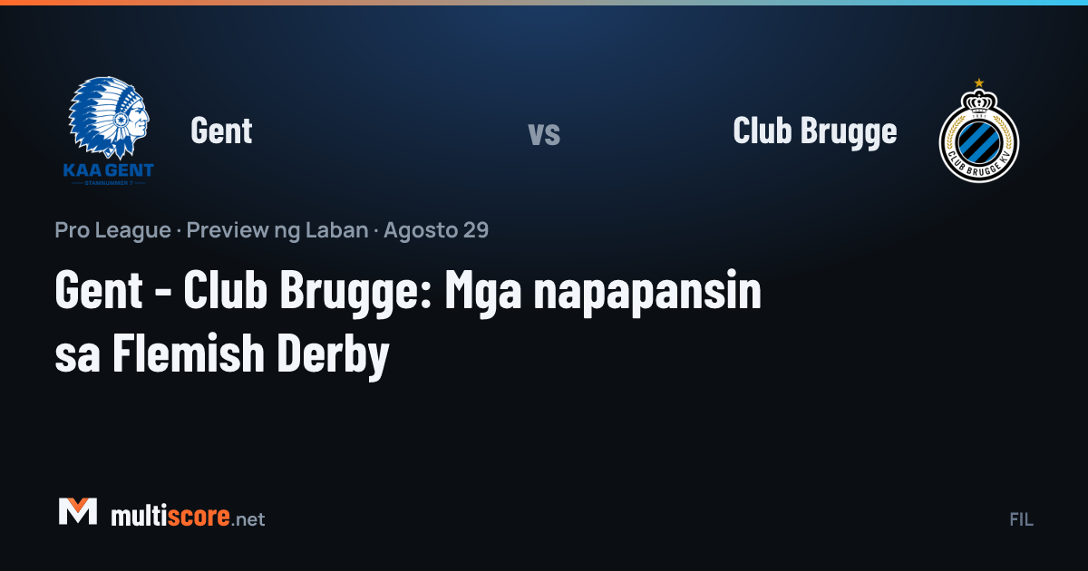 Gent - Club Brugge Pro League maçı öncesi iki takımın amblemleri