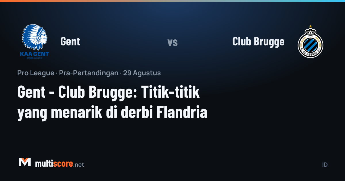 Gent - Club Brugge Pro League maçı öncesi iki takımın amblemleri
