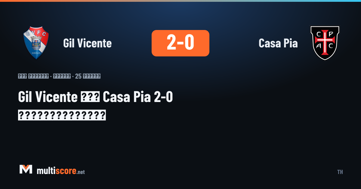 Gil Vicente ile Casa Pia arasındaki Liga Portugal maçından bir kare