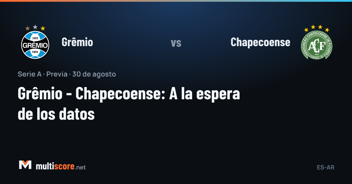 Grêmio - Chapecoense Serie A maçı