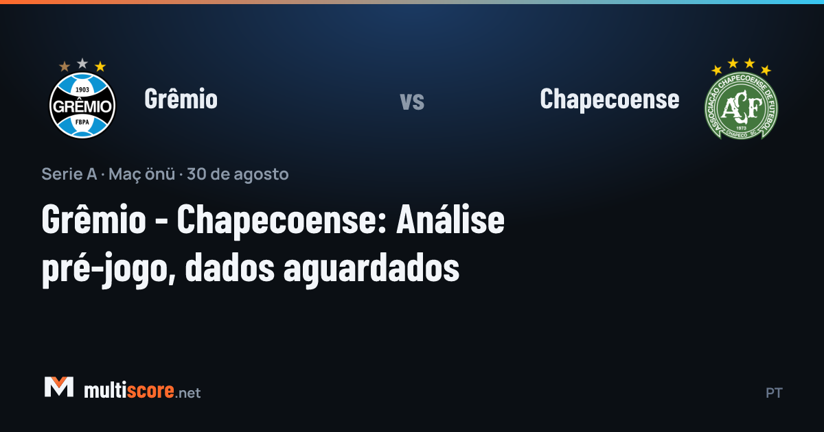 Grêmio - Chapecoense Serie A maçı