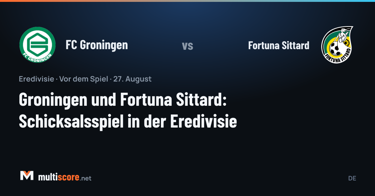 FC Groningen - Fortuna Sittard