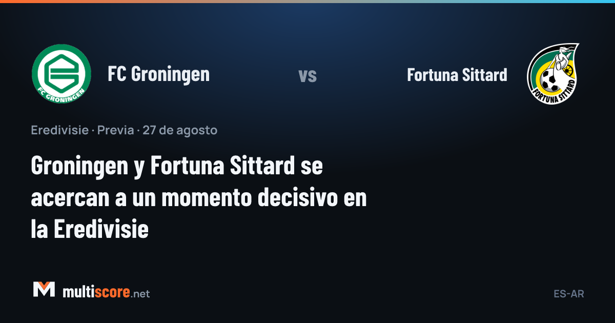 FC Groningen - Fortuna Sittard