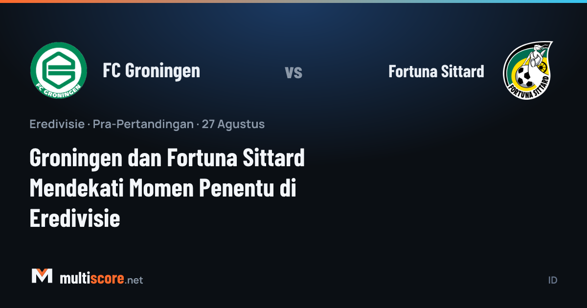 FC Groningen - Fortuna Sittard
