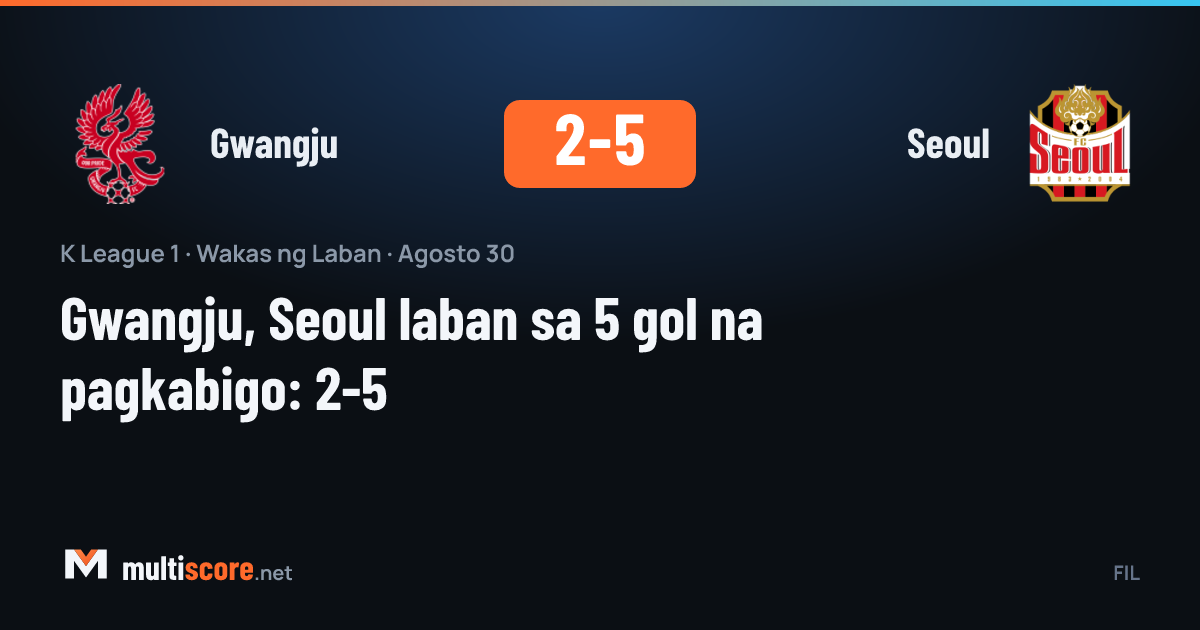 K League 1'de Gwangju ile Seoul arasında oynanan maçın kareleri