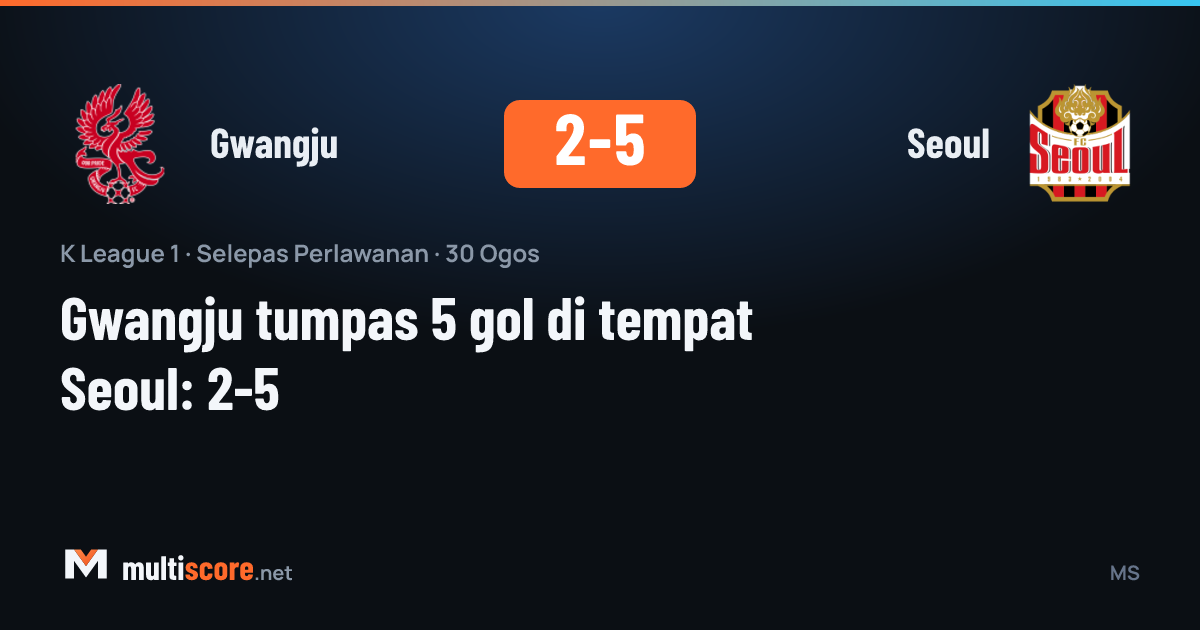 K League 1'de Gwangju ile Seoul arasında oynanan maçın kareleri
